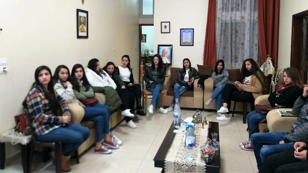 Read more about the article اجتماع مجموعة القديس يوحنا بولص الثاني في غزة