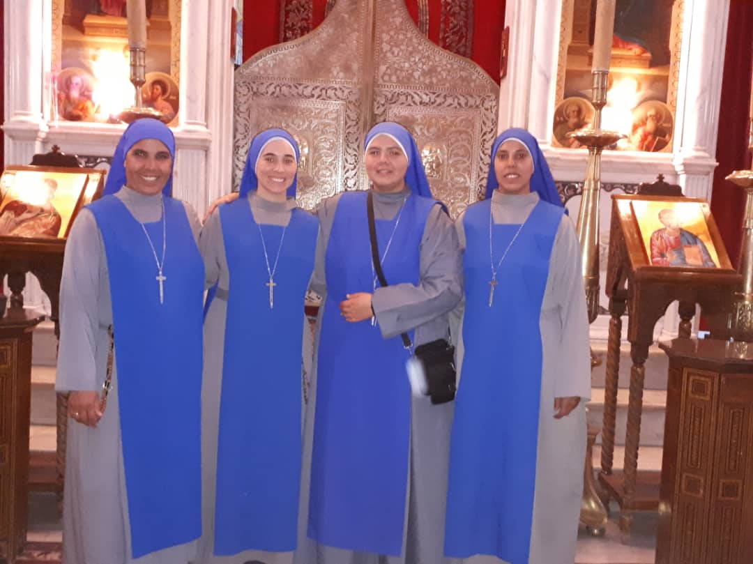 Lee más sobre el artículo Visita de las Hermanas de Alepo a las Hermanas de Damasco – Siria